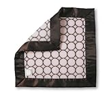 【並行輸入品】Swaddle Designs ベビーラビー ブラウンモッドサークルウィズブラウンサテンファジー パステルピンク SD-025PP