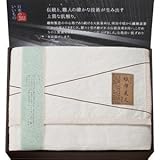 『引き出物 結婚内祝 出産内祝 引越 ご挨拶 内祝 お返し 快気祝などに人気の商品』　織布美人　6重織シルク混ガーゼケット　【のし・包装可】