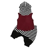 (プタス)Putars ベイビー服 子供服 上下セット 男の子 パーカー ノースリーブ 縞模様 可愛い オシャレ スポーツ 運動会 通園 旅行 記念日 プレゼント 6ヶ月-3歳