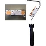 スモールローラー用ハンドルショート1本+マルチローラーオレンジftスモール6インチ10本セット