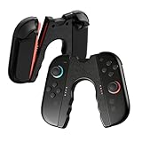 Switch 2 用ジョイコン用 充電グリップ AriKroii 【新型-左右分離型-V字型】Joy Con用 充電グリップ 2-in-1 Switch 2 用コントローラー 充電 プレイしながら充 電可能 充 電指示LED付 人間工学に基づいて設計 装着簡単 Switch2 用グリップ