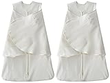 HALO Newborn Organic Cotton SleepSack Swaddle, Cream, by Babyhaven