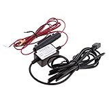 Dolity 過電保護　DC12V〜5V 　プラスチック製　レコーダー用　コンバータ　ステップ　ダウン　電源ケーブル　ミニUSB　車用