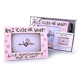 Cute or What Baby Frame - Pink by Enesco