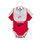 NHL Layette新生児" Team Awesome " 2piece Onesie、よだれかけ& Bootieセット グレイ