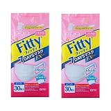 まとめ買い フィッティ 7DAYS マスク EX plus 30枚×2箱 やや小さめサイズ ホワイト PM2.5対応 プラス