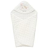 西松屋 パイルキルトアフガン(くまの親子/オフホワイト） 日本製 新生児