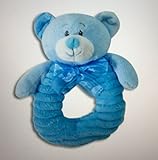 Petting Zoo Bear Rattle- Blue 7 [並行輸入品]
