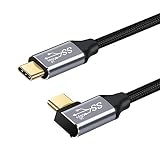 Koommon Type C to Type C ケーブル 4K/60Hz 映像出力 USB C to C ケーブル2M/PD対応 100W/5A 超急速充電 USB 3.1 gen2 10Gbps 高速データ転送 ナイロン編み Macbook Pro/Galaxy S9 S9 Plus等Type c機種対応 (2M-L)