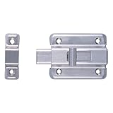 防犯金具　SM-88　角ラッチ　ステンレス　板厚：　入数：1・12　パック入り