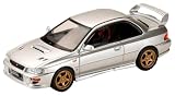 HJ64 1/64 スバル インプレッサ PURE SPORTS COUPE WRX type R STi Version (GC8) VWR Type フロントバンパー アークティックシルバーメタリック 完成品 HJ641079JS