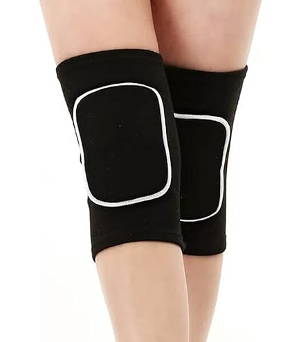 JUMISEE Kids Adjustable Knee Pads - 2 Pairs Anti-Slip Padded Protection For Sports