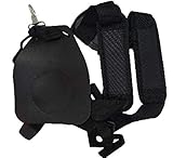 BENQUE 草刈機 刈払機 両肩掛けベルト ハーネス バンド 電動草刈り機 農業器具 農具 パーツ (ブラック (プラスチック腰当))