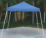 ShelterLogic 22568 8x8 SL Pop-up Canopy Blue Cover Black Bag