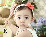 ベビーファッション ヘアアクセサリー レースヘアバンド 0～3歳 P 【10点】