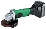 日立工機 18V コードレスディスクグラインダー 充電式 5.0Ahリチウムイオン電池、急速充電器、ケース付 グリーン G18DSL(LJCK)(L)
