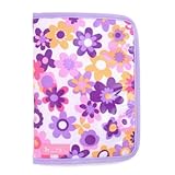 ようこそ赤ちゃんHappy母子手帳ケース（ファスナータイプ）　フラワー・パープル　B2802900　日本製