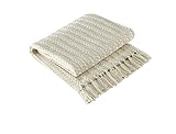 Park Designs Cream Cable Throw Blanket