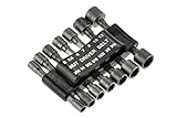 SE 75914SD 14-Piece Power Nut Driver Set with Belt Clip, (7) SAE & (7) Metric by SE