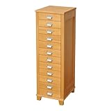 Avilight(アビライト)  日本製天然木A4サイズ引出12段チェスト ナチュラル KO-TC12-NA