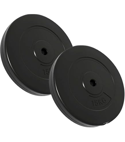 Amazon.co.jp: Bonarca ダンベル バーベル プレート 【 15kg × 2個