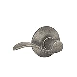 Accent Hall and Closet Lever, Distressed Nickel (F10 ACC 621) [並行輸入品]
