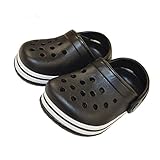 PANDAMANIA サンダル ビーチサンダル クロックス風 子供用 キッズ ベビー 男の子 女の子 園児 【YP】 fo-sa15 15cm ブラック