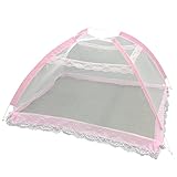 シンセーインターナショナル シンプル蚊帳 赤ちゃん用 ピンク 虫からも空調からも赤ちゃんを守ります