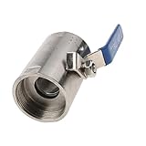 F Fityle ボールバルブ　パイプ　ホース　ブレーキ　≤1.6Mpa　0≦T≦120℃　ステンレス鋼304　配管部品　耐酸性