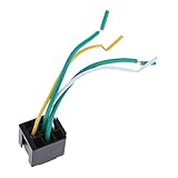 D DOLITY 12V 40-80 　アンペア　リレー　ソケットホルダ　ベース　通常　4ピン　ワイヤー　ハーネス　プラスチック