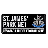 Newcastle Unitedカラーストリートサイン – 16 in x 7 in One Size