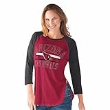 NFL Women 's Hangtimeアンティークロゴ3 / 4 Sleeve Tee ( Large , Arizona Cardinals )