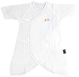 アンナニコラ ダブルガーゼ コンビ肌着 いちご柄 50cm - 60cm AI-73048 日本製