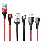 3本セット ケーブル (Cable only ケーブルだけ/端子なし) メッキ合金 ストレート L字型嵌め込み式 (端子はオス４ピン、ケーブルはメス４ピン) マグネット usb 充電 コード QC-3.0 急速 対応 max 3A 磁気 着脱式 スマホ TYPE-C micro-usb Iphone 汎用 防塵 Android タイプ-C マイクロ-USB-C-micro-a-b コネクター 磁石 磁力 アダプター チャージ 線 コード ライトニングに適合 ソケット (3本セット(ケーブルOnly))