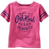 OSHKOSH(オシュコシュ) バーシティロゴティ トップス半袖Tシャツ 7歳【並行輸入】