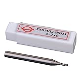 Lovoski 　HSS 4フルート　2mm x 6mm　シャンク　オールグラウンド　エンド　ミル 加工用カッター