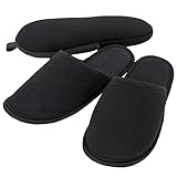 [smatabi] スリッパ 室内 携帯スリッパ 【 左右兼用 ファブリックタイプ Lサイズ 携帯ポーチ付き 】 折りたたまない 軽量 つっかけ レディース メンズ ルームシューズ ユニセックス mopper1tL