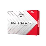 キャロウェイ(Callaway) ゴルフボール SUPERSOFT RED 25 1ダース(12個入り) 2ピース構造 レッド