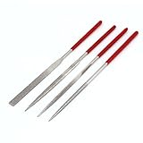 3ミリメートルX 140ミリメートルゴムはダイヤモンドコーティングされたニードルファイルツール4個ハンドル