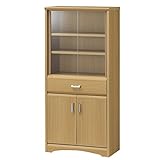 白井産業 【SHIRAI】 ウェブラン ミニ食器棚 WVR-1255DGH