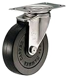 ハンマー　オールステンレス　Ｅ型自在　ゴム車１００ｍｍ