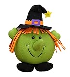 (ビグッド)Bigood ハロウィン かぼちゃ 魔女 ぬいぐるみ おもちゃ 置物 ハロウィン 道具 パーティー インテリア飾り プレゼント 贈り物(グリーン)