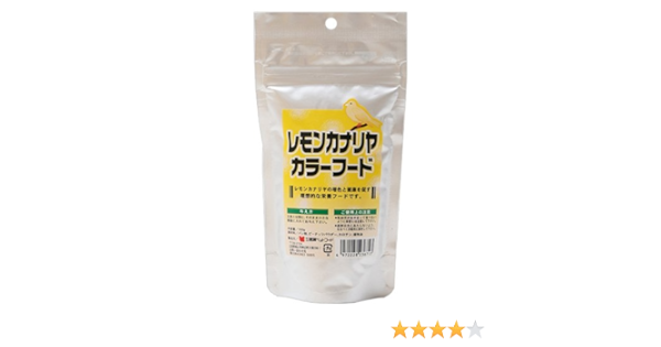 Amazon 黒瀬ペットフード レモンカナリア カラーフード 100g 鳥 フード エサ 色揚げフード 餌 通販