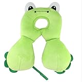 ベビ―寝具 ピロー 首枕 ネックピロー 赤ちゃん ヘッドレスト 頭部、首サポート 旅行枕 ベビ―クッション ベビ―布団 首サポート カエル