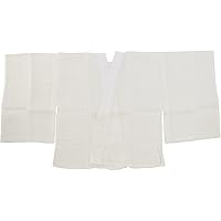 Amazon | 女性夏用 本麻半襦袢 絽の白半衿付着物袖M/L/LLサイズ