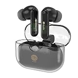 ワイヤレスイヤホン (nb) Audio SkeLeTon エヌビーオーディオ スケルトン LDAC対応 イヤホン bluetooth ノイキャン ANC 外音取込み エルダック ブルートゥース Android PSE認証 イヤフォン 片耳 半透明 マイク付き 通話 アンドロイド aac 無線 国内メーカー (ブラック)