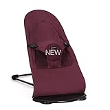 新生児 バウンサーバランス ベビーチェア 3点式シートベルト専用 乳幼児用 揺れ椅子 背もたれ チェア (パープル)