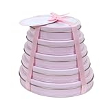 Child to Cherish Handprint Tower of Time Oval, Pink by Child to Cherish