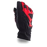 Under Armour Men's UA Coldgear? Infrared Storm Stealth Glove Red/Black/Black Snowboarding Gloves LG 