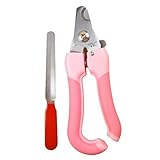 Pet High-grade Nail Clippers Pet Cut Non-slip L Shears,colors May Vary (Medium) by NACOCO